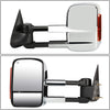 DNA Motoring TWM-021-T999-CH-AM+DM-074 Pair of Towing Side Mirrors + Blind Spot Mirrors