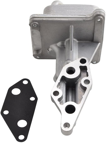 NICECNC Engine Oil Cooler with Bracket and Gasket for Nissan Altima/SENTRA 2.5L 2007-2012,Replace 21300-JA06A