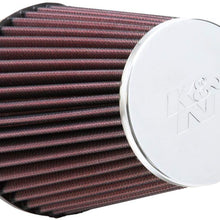 K&N Universal Clamp-On Air Filter: High Performance, Premium, Washable, Replacement Filter: Flange Diameter: 3 In, Filter Height: 5.9375 In, Flange Length: 0.75 In, Shape: Round Tapered, RC-9640