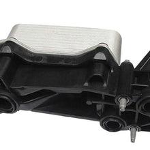 Engine Oil Filter Cooler Housing Assembly Complete Kit Includes Temp Sensors, Bypass Valve, Spring, Filter & Gaskets 68105583AF Fit for All 2014-2017 Dodge Chrysler Jeep Models with 3.6L V6 Engine
