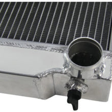 Primecooling Top 3 Row Core All Aluminum Radiator for Jeep CJ5 CJ6 CJ7 1972-86 (GM/Chevy V8 Engine SWAP)