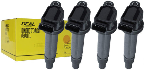 DEAL Pack of 4 New Ignition Coils For Scion xB - Tacoma Tundra 4Runner SR5 Camry Solara FJ Cruiser - IS F/RC F/GS F 2.4L 2.7L L4 4.0L V6 5.0L V8 Replacement# UF495 C1426 5C1419