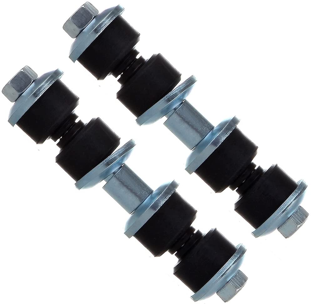 TUPARTS 2-Piece Rear Sway Bar End Link - Non SVT Models Suspension Replacement fit for C-hrysler CONQUEST for D-odge CONQUEST for F-ord Focus for N-issan Maxima for T-oyota Paseo Part