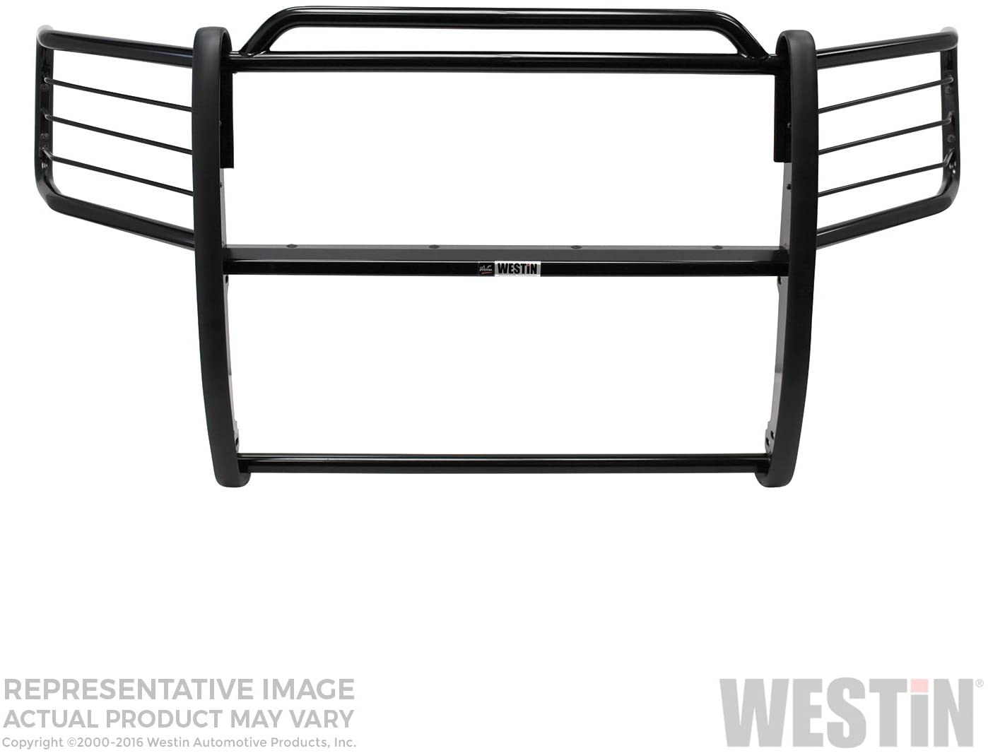 Westin 40-1665 Sportsman Tough Black Powdercoat Finish Grille Guard - 1 Piece