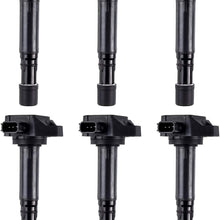 MAS Ignition Coils Premium Pack Compatible with Honda Pilot Acura UF400 UF512 C1460 (Set of 6)