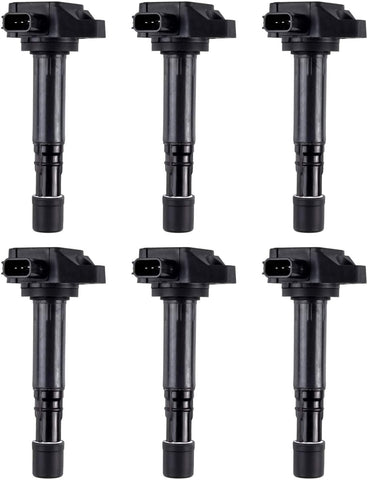 MAS Ignition Coils Premium Pack Compatible with Honda Pilot Acura UF400 UF512 C1460 (Set of 6)