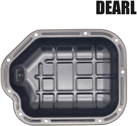 Engine Oil Pan W/Drain Plug for V6 3.0L 3.5L 00-01 I30 / 02-04 I35 / 14-16 QX60 / 02-18 Altima / 01-07 Maxima / 03-17 Murano / 13-19 Pathfinder / 04-14 Quest