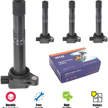 USTAR Ignition Coils 4 Pack for Honda Accord Civic CRV Crosstour Acura ILX Engine L4 2.4 Replaces 30520-R40-007