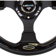 NRG Innovations RST-001BK Race Style 320mm Sport Steering Wheel with Black Trim