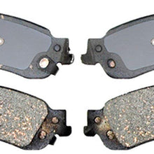 ACDelco 14D834CH Advantage Ceramic Rear Disc Brake Pad Set with Hardware