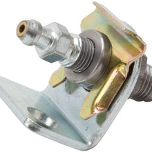 Edelbrock 641370 Adapter Fitting-3 an Male Flare to 3/8"-24 Brake Bleeder Female Clear Zinc Finish