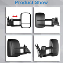 ECCPP Towing Mirrors Replacemen for 88-98 for Chevy/GMC C/K1500 88-00 C/K2500 3500 92-99 Suburban C/K1500 2500 Tahoe Yukon Truck/2000 for Chevy Tahoe GMC Yukon V8 5.7L Manual Telescoping Side Mirrors