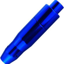 Lunsom Automatic Shift Knob Metal Car Shifting with Push Button Aluminum Alloy Shifter Lever Handle Long Stick Gear Head Fit Most Auto Transmission Vehicle (Red)