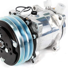 CO 9285C/CO2062CA New AC Compressor/Air Conditioner Compressor and A/C Clutch Replaces fit for Sanden SD508 CO 9285C