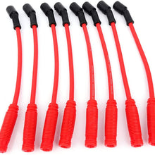 LSAILON 8pcs Spark Plug Wire Sets Fit for Buick Rainier Chev-y Silverado/Suburban/Tahoe GMC Sierra/Sierra 1500/ Yukon 1999-2013