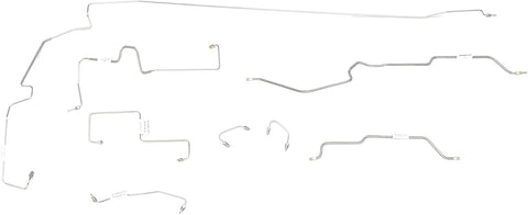 Classic Tube Complete Stainless Steel Brake Line Kit Jeep Wrangler With ABS -1997 JE1051-SS+5