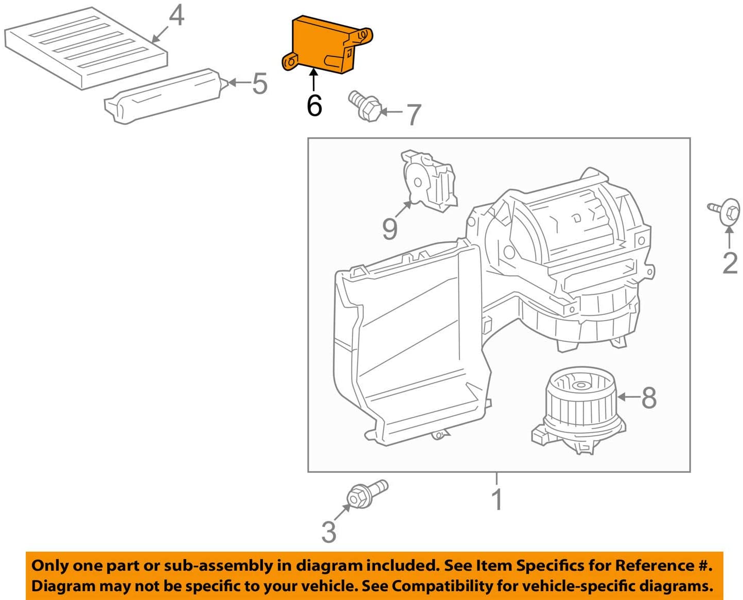 Toyota 88650-0C362 Air Conditioner Amplifier Assembly