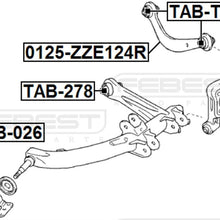 FEBEST TAB-026 Rear Arm Bushing