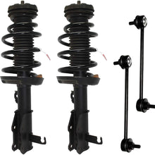 Front - Both (2) Front Driver & Passenger Side Complete Strut & Spring Assembly with (2) Sway Bar End Links - 11.8 Inch Center to Center. - Front