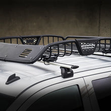 Go Rhino 59027T SR20 Series Textured Black 60" x 40" Light Ready Roof Rack with Black Fairing (Large)