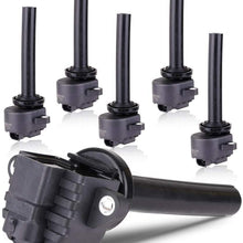 ECCPP Portable Spare Car Ignition Coils Compatible with Isuzu Amigo/Axiom/Rodeo/Rodeo Sport/Trooper 2000-2004 Replacement for UF252 C1255 for Travel, Transportation and Repair (Pack of 6)
