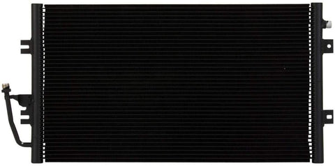 VioletLisa All Aluminum Air Condition Condenser 1 Row Compatible with 1995-2005 Astro 4.3L 1995-2005 Safari 4.3L V6 Without Oil Cooler