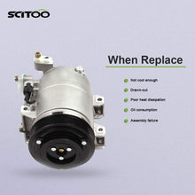 SCITOO AC Compressor Pump Compatible with CO 10778JC for 2002-2006 for NISSAN for Altima 2.5L