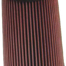 K&N Universal Air Filter - Carbon Fiber Top: High Performance, Premium, Replacement Filter: Flange Diameter: 3.375 In, Filter Height: 9 In, Flange Length: 0.75 In, Shape: Round Tapered, RP-5118