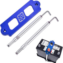 Kyostar J Hook Battery Tie Hold down bolts For Honda Civic Acura Integra Black