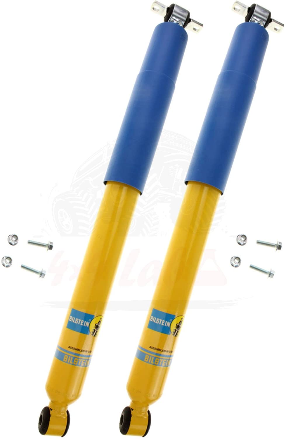 Bilstein B6 4600 Series 2 Rear Shocks Kit for 01-'05 Ford Explorer Sport Trac 4WD Ride Monotube replacement Gas Charged Shock absorbers part number 24-021340