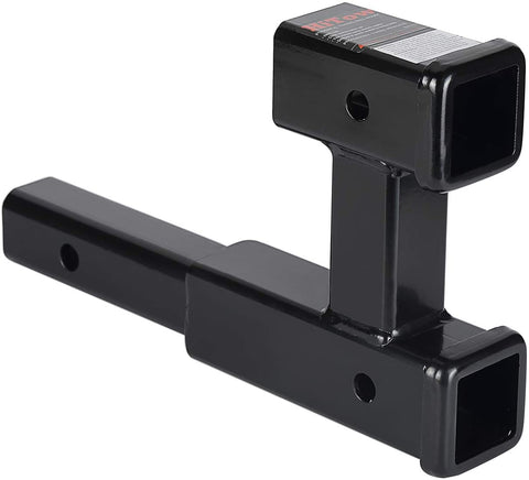 HiTow Dual Receiver Extender Trailer Towing Hitch Extension(GTW 5,000 lbs)