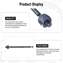 LSAILON 8pcs Front Sway Bar Links Outer Inner Tie Rods Kit Lower Ball Joints Fit Saturn L100 Saturn L200 Saturn L300 Saturn LS Saturn LS1 Saturn LS2 Saturn LW1 Saturn LW2 Saturn LW200 Saturn LW300