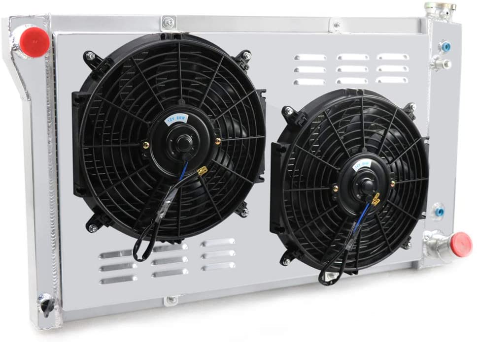 CoolingSky 3 Row All Aluminum Radiator +2X12