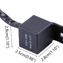 2-Pin Electronic LED Flasher Relay FIX Motorcycle Turn Signal Bulbs Hyper Flash