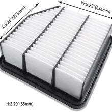 MIKKUPPA KQ126(CA10497) Premium Engine Air Filter - for 2008-2015 Mitsubishi Lancer, 2007-2013 Outlander - Replacement 1500A023