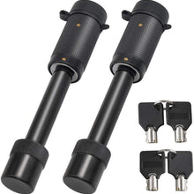 OKLEAD Trailer Hitch Receiver Lock 5/8 Inch Pin with 2-3/4 Inch Long Black for Class III IV Hitches 2 Keys