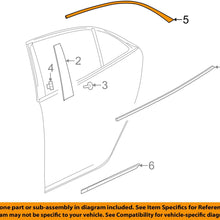GM 23176658 MOLDING ASM-RR S/D WDO UPR RVL