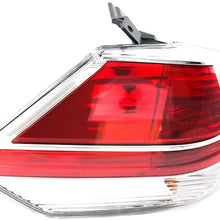 JP Auto Outer Tail Light Compatible With Nissan Rogue 2014 2015 2016 Driver Left Side Taillamp