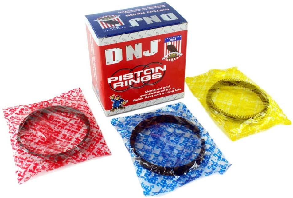 DNJ PR1169.30 Oversize Piston Rings for 2011-2016 / Chrysler, Dodge, Jeep, Ram / 1500, 200, 300, Avenger, C/V, Challenger, Charger, Durango, Grand Caravan, Grand Cherokee, Journey, ProMaster (3. Oversize 0.30 In. (.75mm))