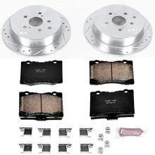 Power Stop K5864 Rear Brake Kit with Drilled/Slotted Brake Rotors and Z23 Evolution Ceramic Brake Pads