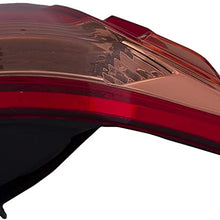 HEADLIGHTSDEPOT CAPA Tail Light Outer Body Mounted Compatible With Toyota Corolla 2017-2019 E L LE ECO Models Includes Right Passenger Side Tail Light