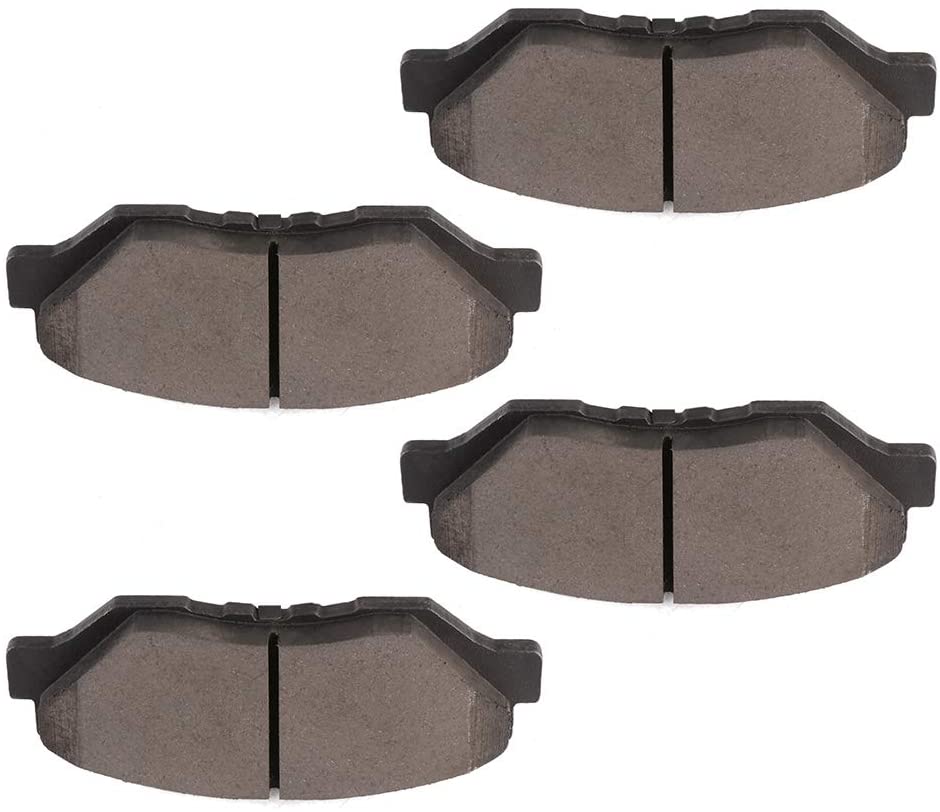 BRAKEUS Ceramic Pads Fit for 2013-2015 Acura ILX, 2003-2017 Honda Accord, 2012-2017 Honda Civic, 2002-2006 2012-2016 Honda CR-V, 2016 Honda CR-Z, 2003-2011 Honda Element, 2013-2014 Honda Fit