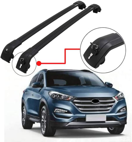 Titopena Cross Bars fit for Hyundai Tucson 2016-2021 Aluminum Cross Bar Replacement for Rooftop Cargo Carrier Bag Luggage Kayak Canoe Bike Snowboard Skiboard