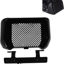 Rebacker Motorcycle Oil Cooler Cover Case with Bracket Fit for Harley Touring Road King Road Street Glide Freewheeler FLHR FLHX FLRT 2017-2020 Black