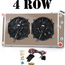 ALLOYWORKS 4 Row All Aluminum Radiator for 1968-1980 Chevy Blazer/Jimmy 1968-1990 Chevy Camaro/Century/Cutlass/Caprice(NEW)