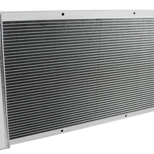 CoolingSky 3 Row All Aluminum Radiator +2X12" Fan +Shroud for 1967-1979 GMC &Chevy C/K C10 C20 C30 K10 K20 Pickup Suburban &P/G Series 10 20 30 Van, Multiple Models