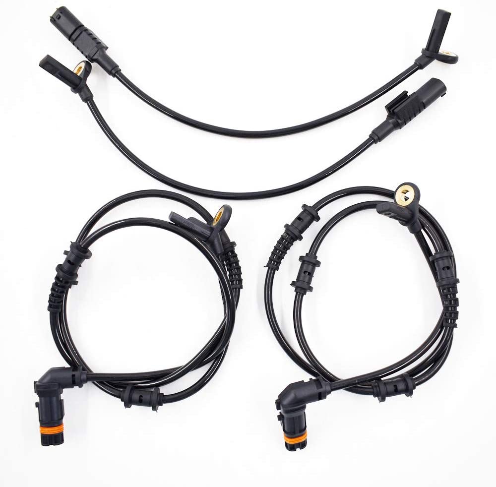 labwork 4pcs Front Rear ABS Wheel Speed Sensor Fit for Mercedes-Benz GL320 GL350 GL450 GL55
