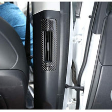 YIWANG Real Carbon Fiber Car B Pillar Air Conditioner Outlet Cover Trim 2pcs for Land Rover Discovery Sport 2015-2019 Auto Accessories