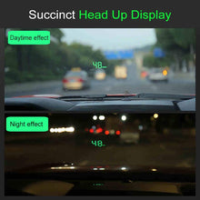 QHCP Car HUD Safe Drive Display Reflecting Windshield Head Up Display Screen Projector Fit For Ford Mustang 2015-2019