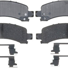 ACDelco 17D974ACH Professional Ceramic Rear Disc Brake Pad Set
